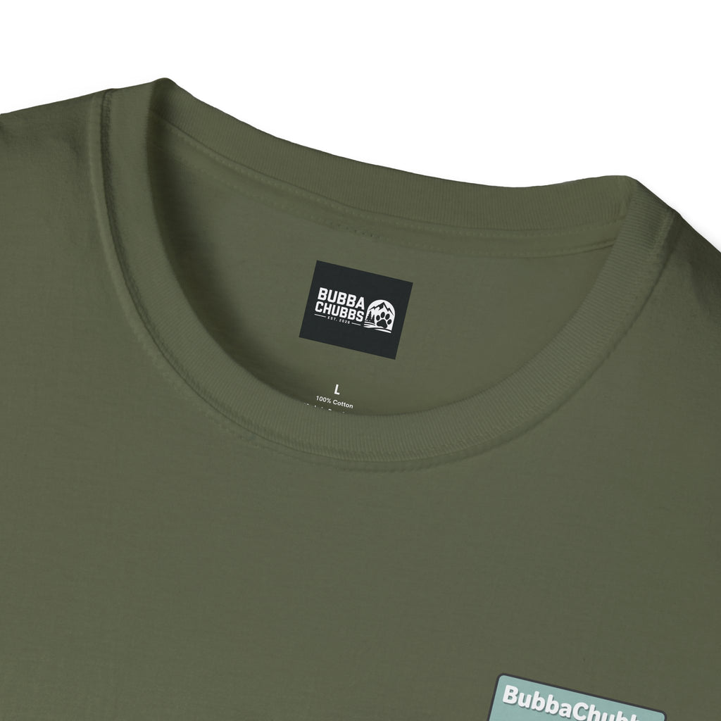 BubbaChubbs Logo front and Back Short-Sleeve Tee - BubbaChubbs Brand