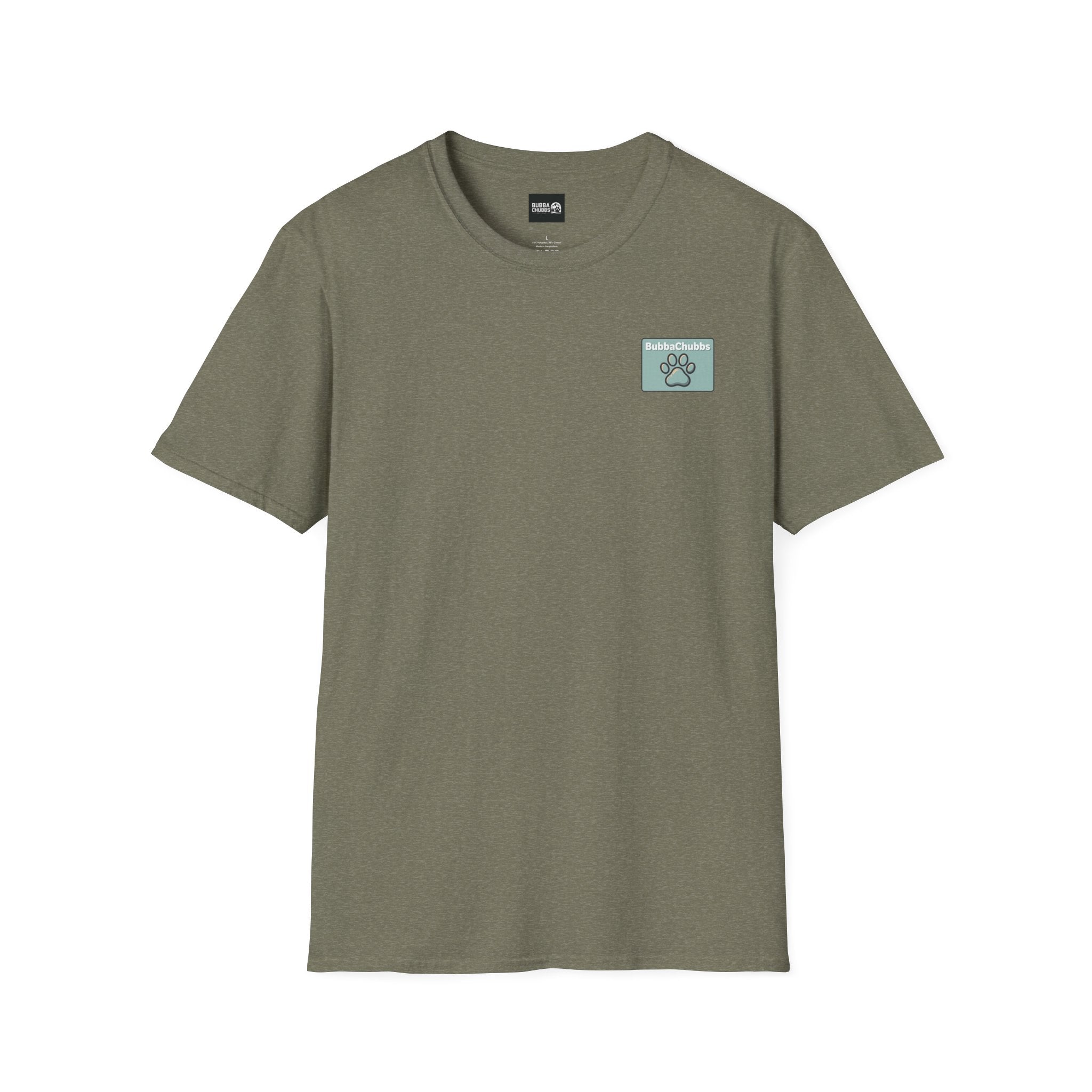 BubbaChubbs Logo front and Back Short-Sleeve Tee - BubbaChubbs Brand