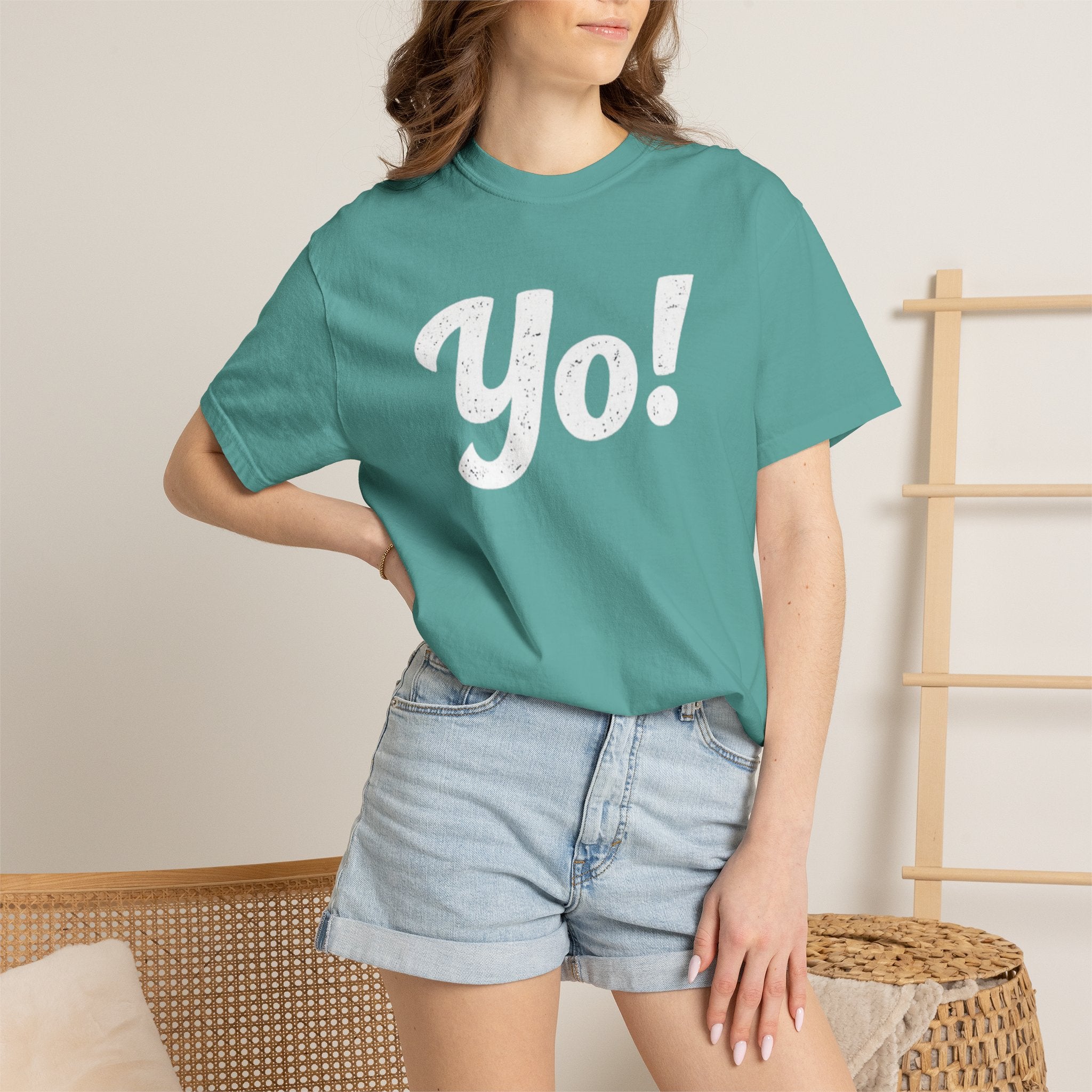 BubbaChubbs Yo! White Lettering Tee - BubbaChubbs Brand