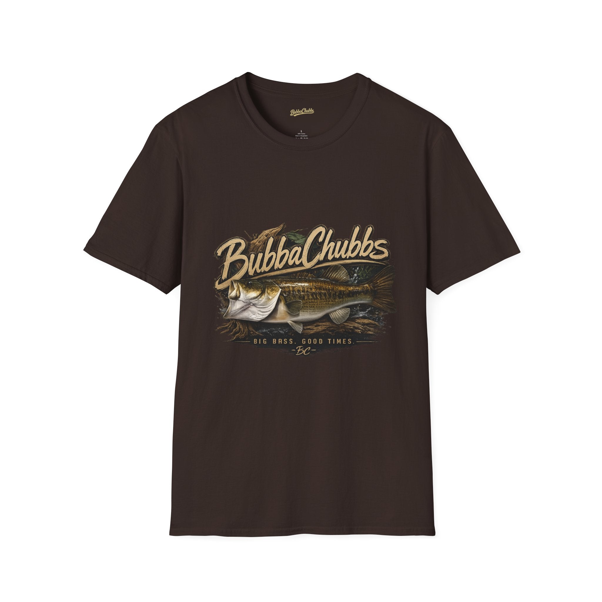 BubbaChubbs Gone Fishing Graphic Tee Printify