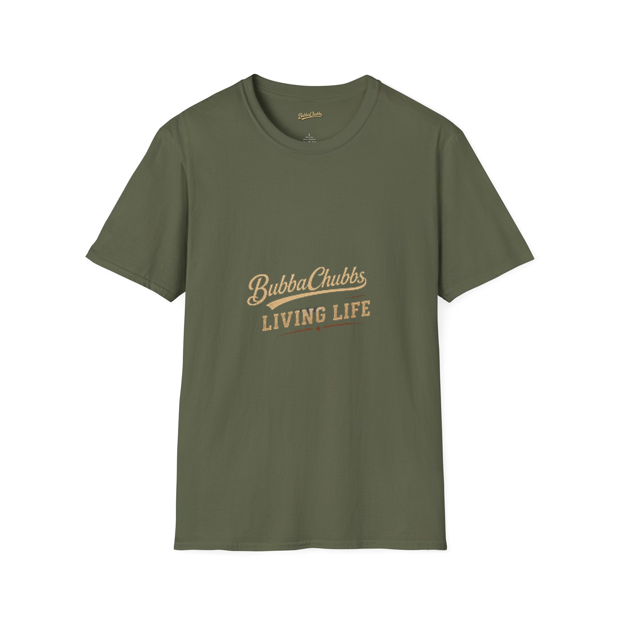Living Life Graphic Tee | BubbaChubbs Lifestyle T-Shirt for Men & Women