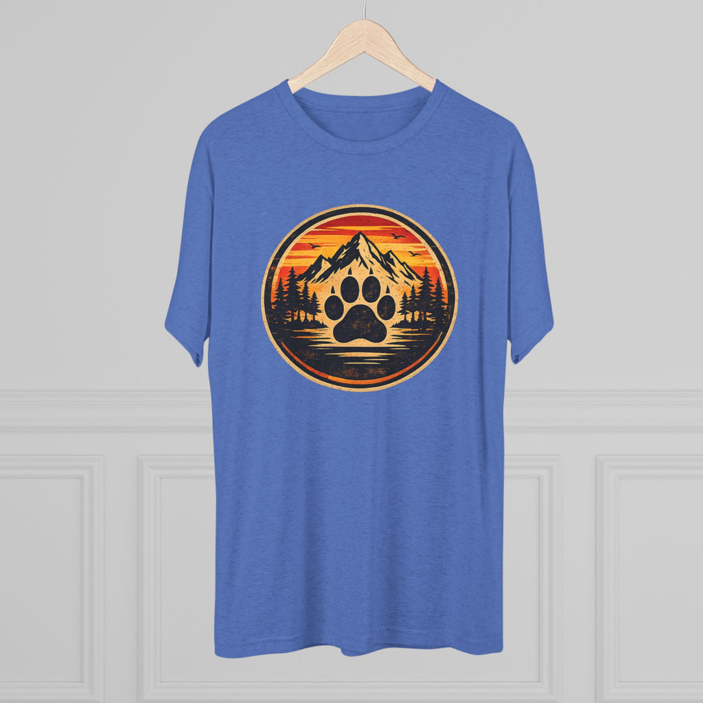 BubbaChubbs Mountains Paw — Adventure Outdoor Crew Shirt - BubbaChubbs Brand