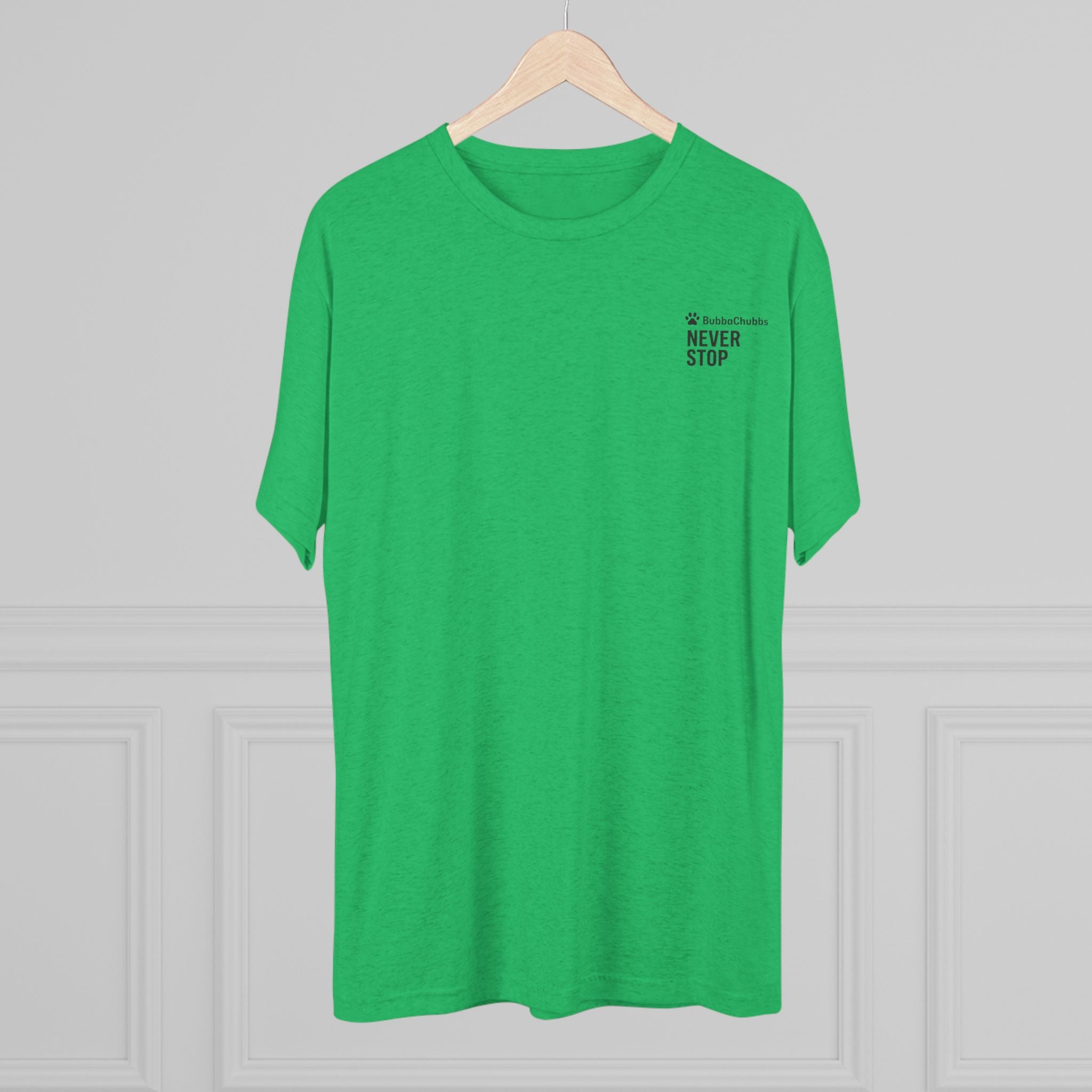 BubbaChubbs Mountains Never Stop — Adventure Outdoor Crew Shirt - BubbaChubbs Brand