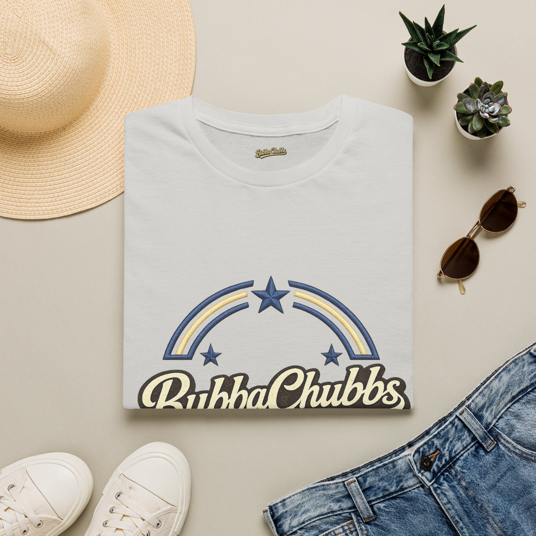 BubbaChubbs Summer Logo Graphic Tee Printify