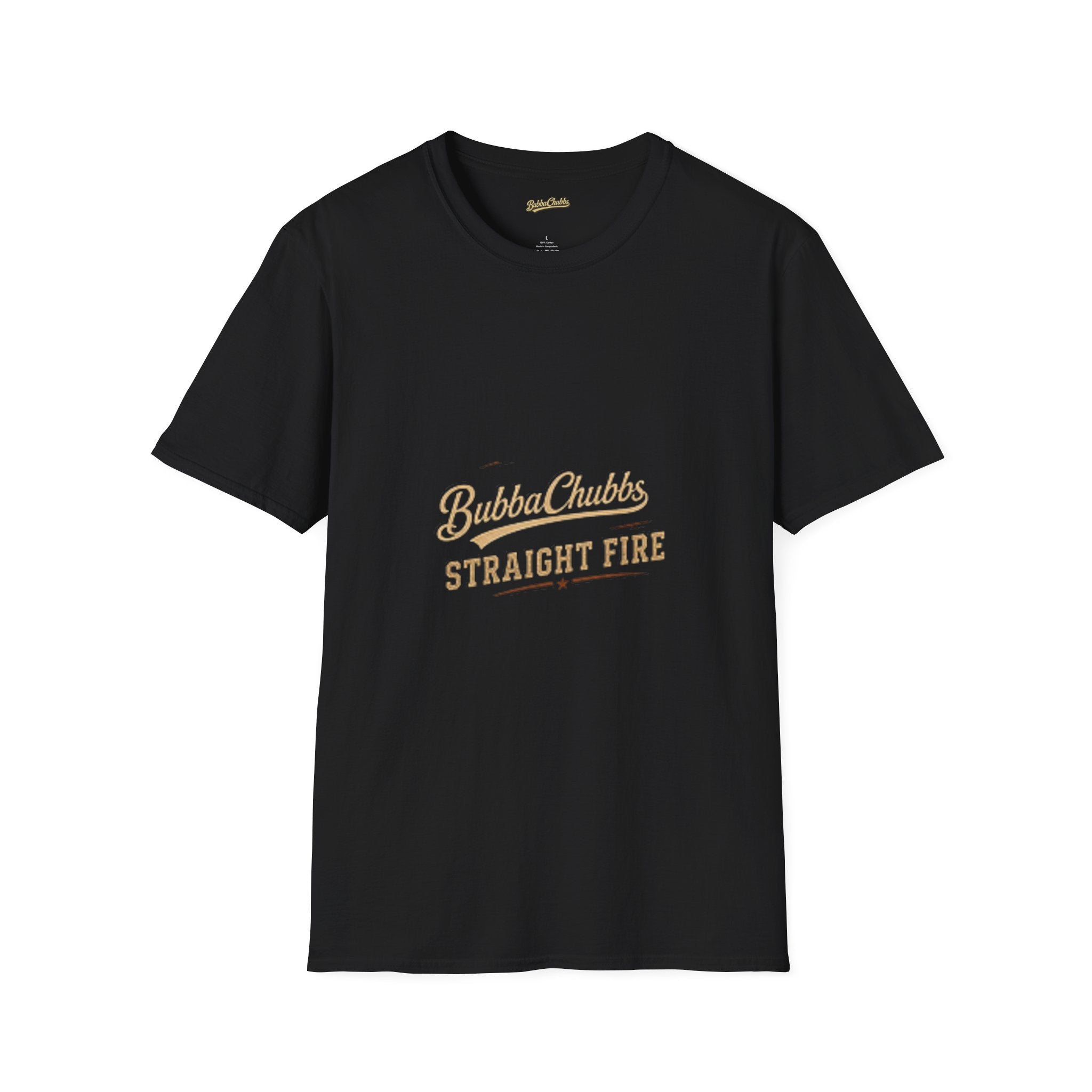 Straight Fire Graphic Tee | BubbaChubbs Bold Statement T-Shirt