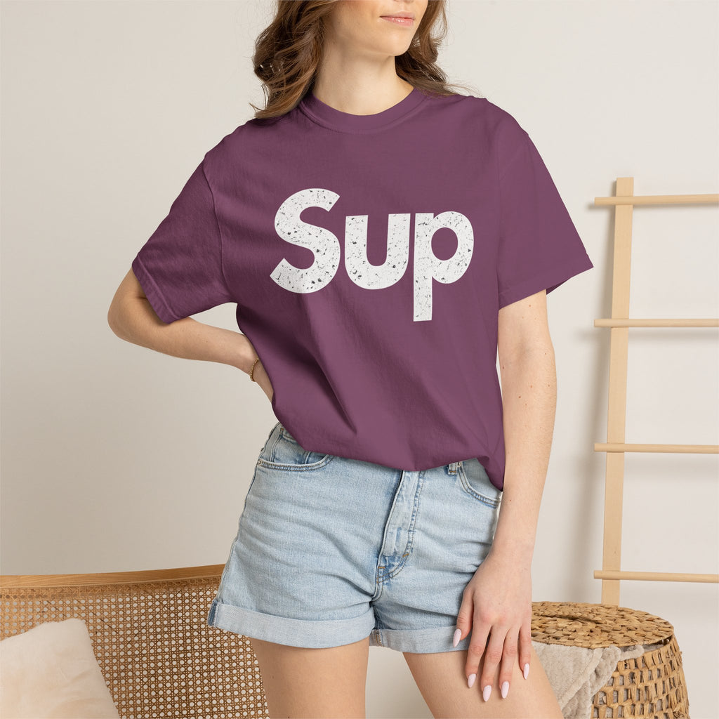 BubbaChubbs Sup White Lettering Tee - BubbaChubbs Brand
