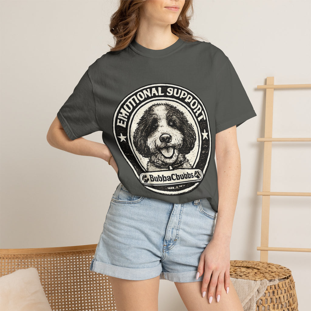 BubbaChubbs Doodle Vintage Emotional Support Style Tee Printify