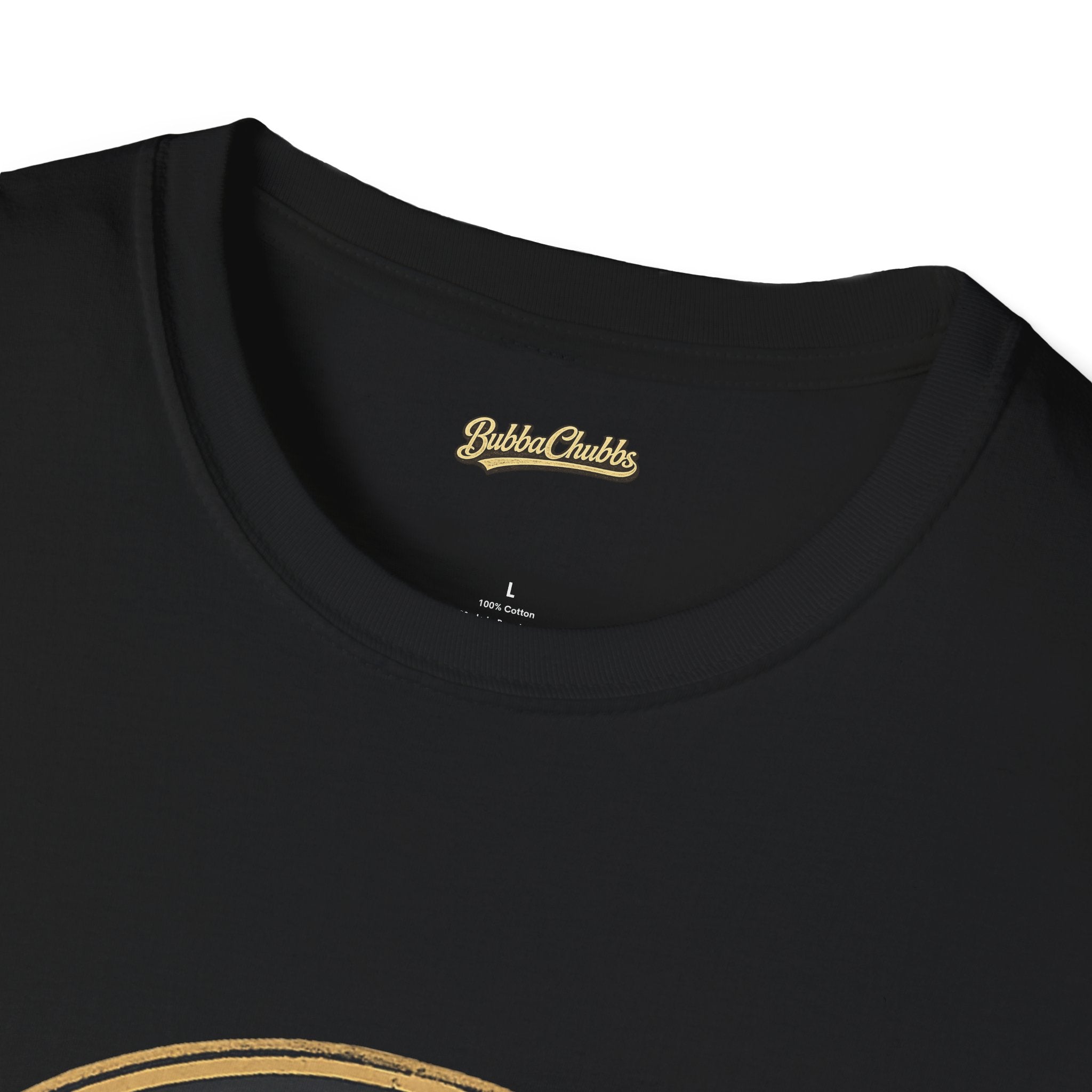 BubbaChubbs Logo Simple No Back Graphic Tee Printify