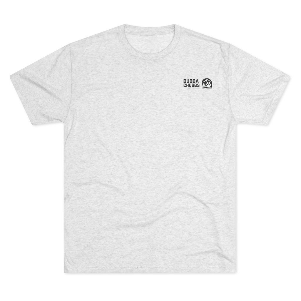 BubbaChubbs Mountains Minimalist Logo Tee — Adventure Outdoor Crew Shirt - BubbaChubbs Brand