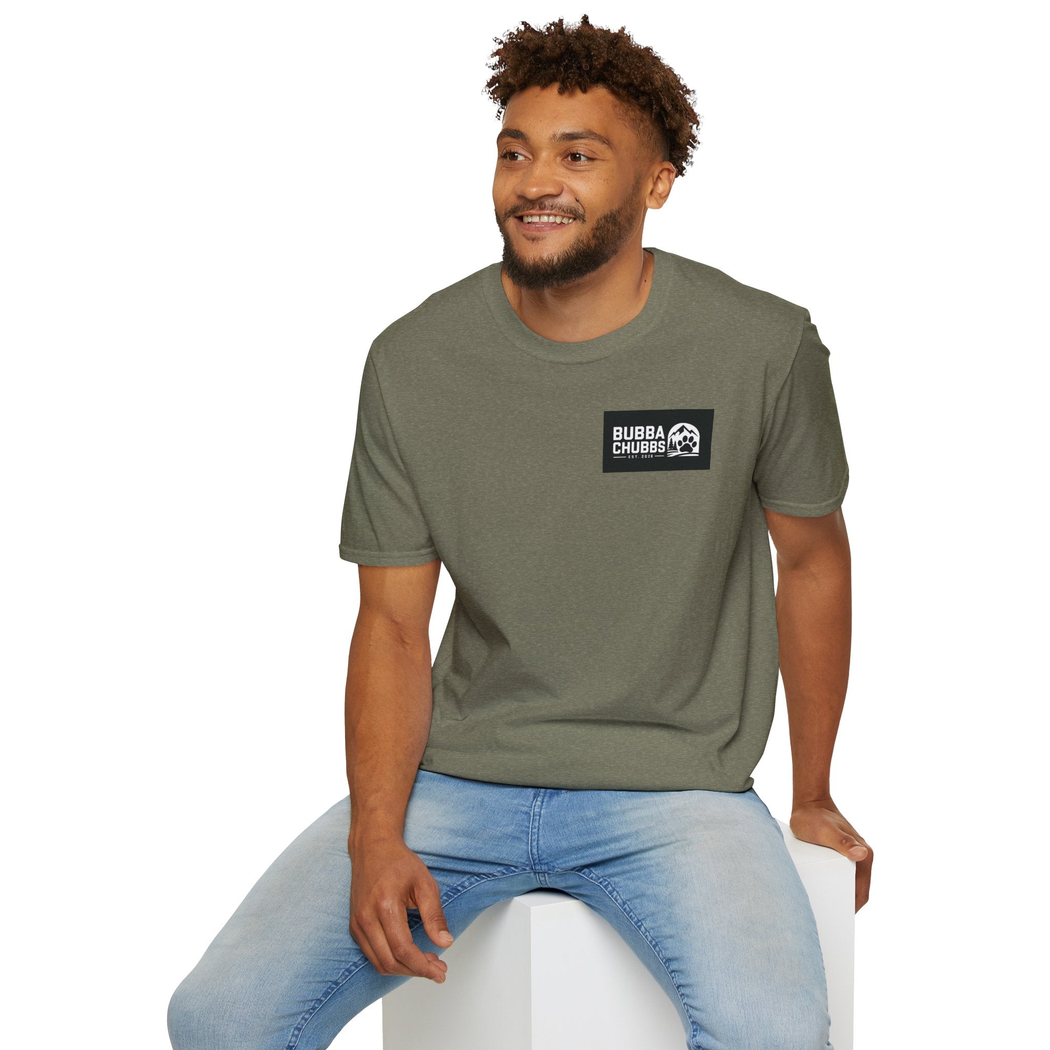 BubbaChubbs Updated Modern Logo Short-Sleeve Tee - BubbaChubbs Brand
