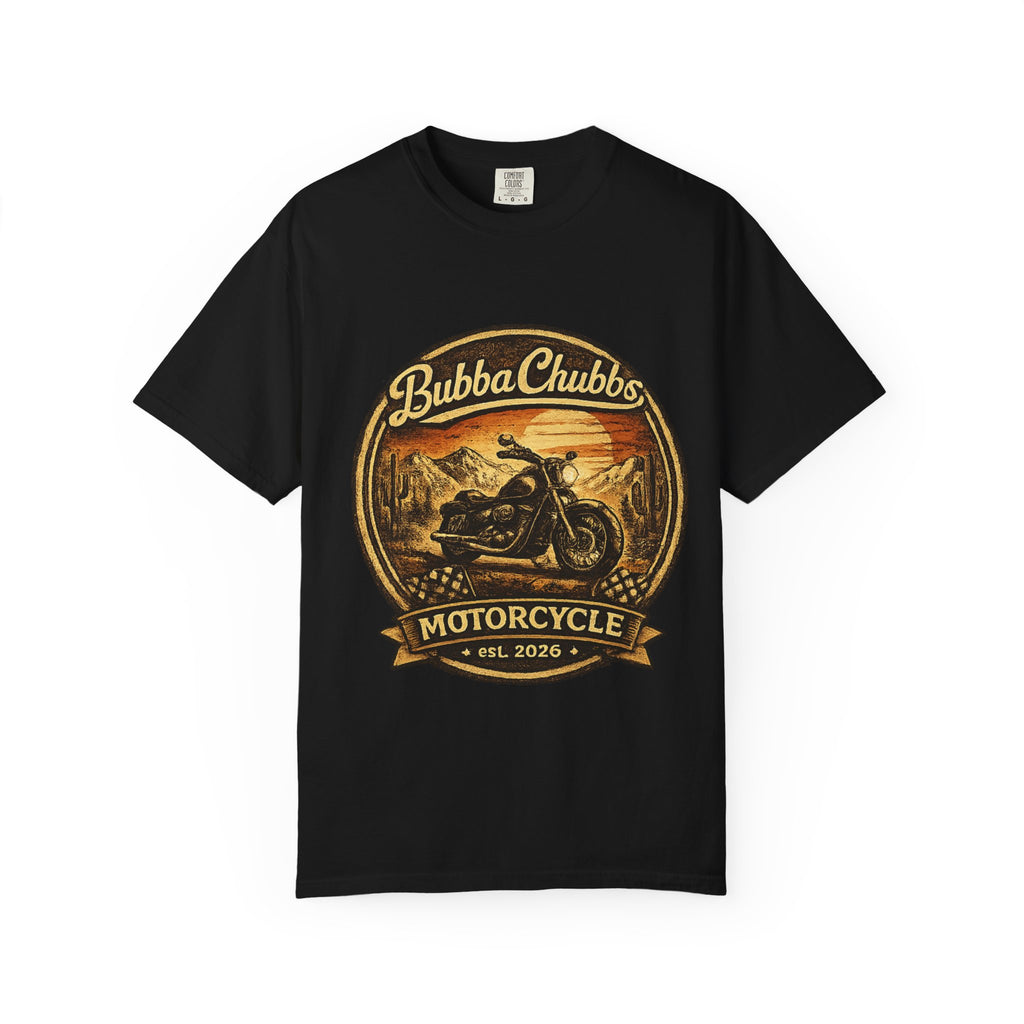 Motorcycle Graphic Tee | BubbaChubbs Biker Get Out Stay Wild T-Shirt