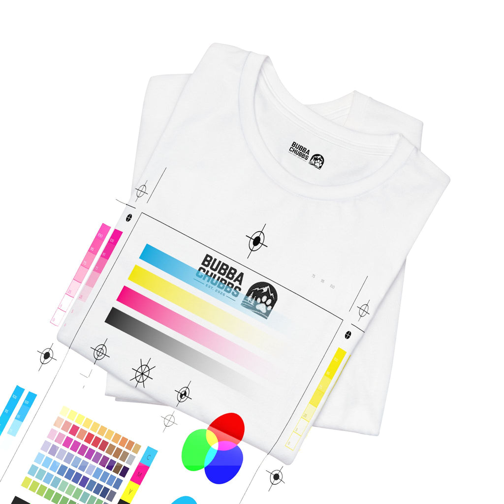 BubbaChubbs - Embroidered Logo - Unisex Jersey Short Sleeve Tee Printify
