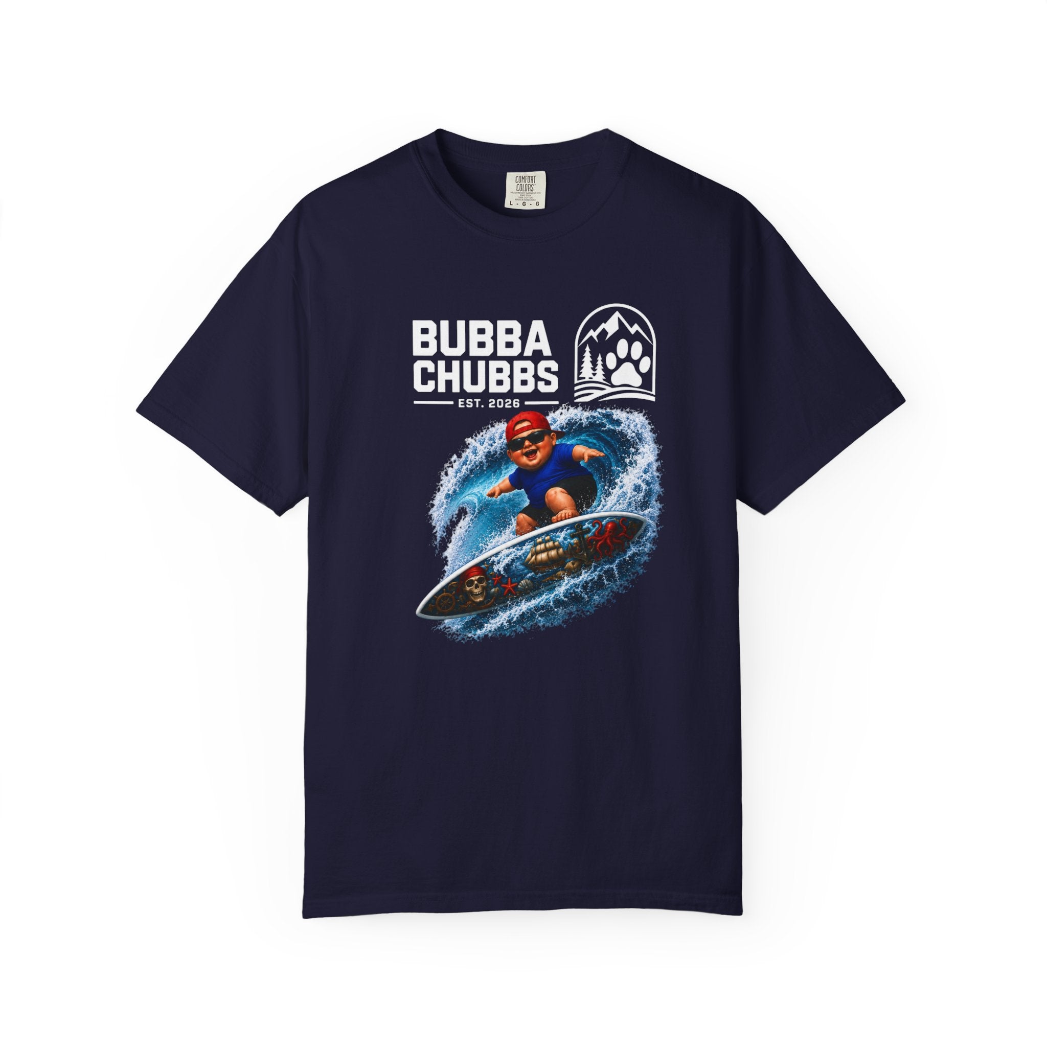 BubbaChubbs Buddy Surf Livin That Summer Life Vintage Beach Tee - BubbaChubbs Brand