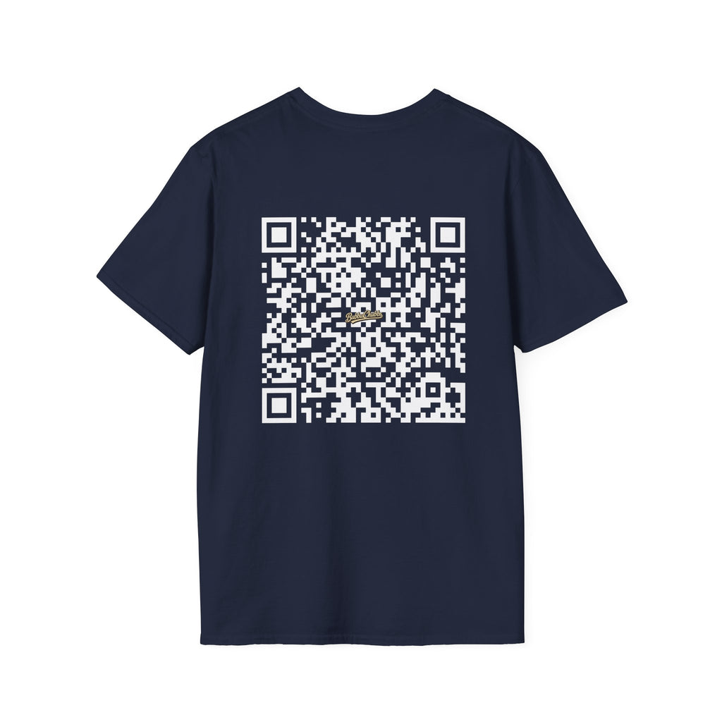 BubbaChubbs QR Back Grit Front Graphic Tee Printify
