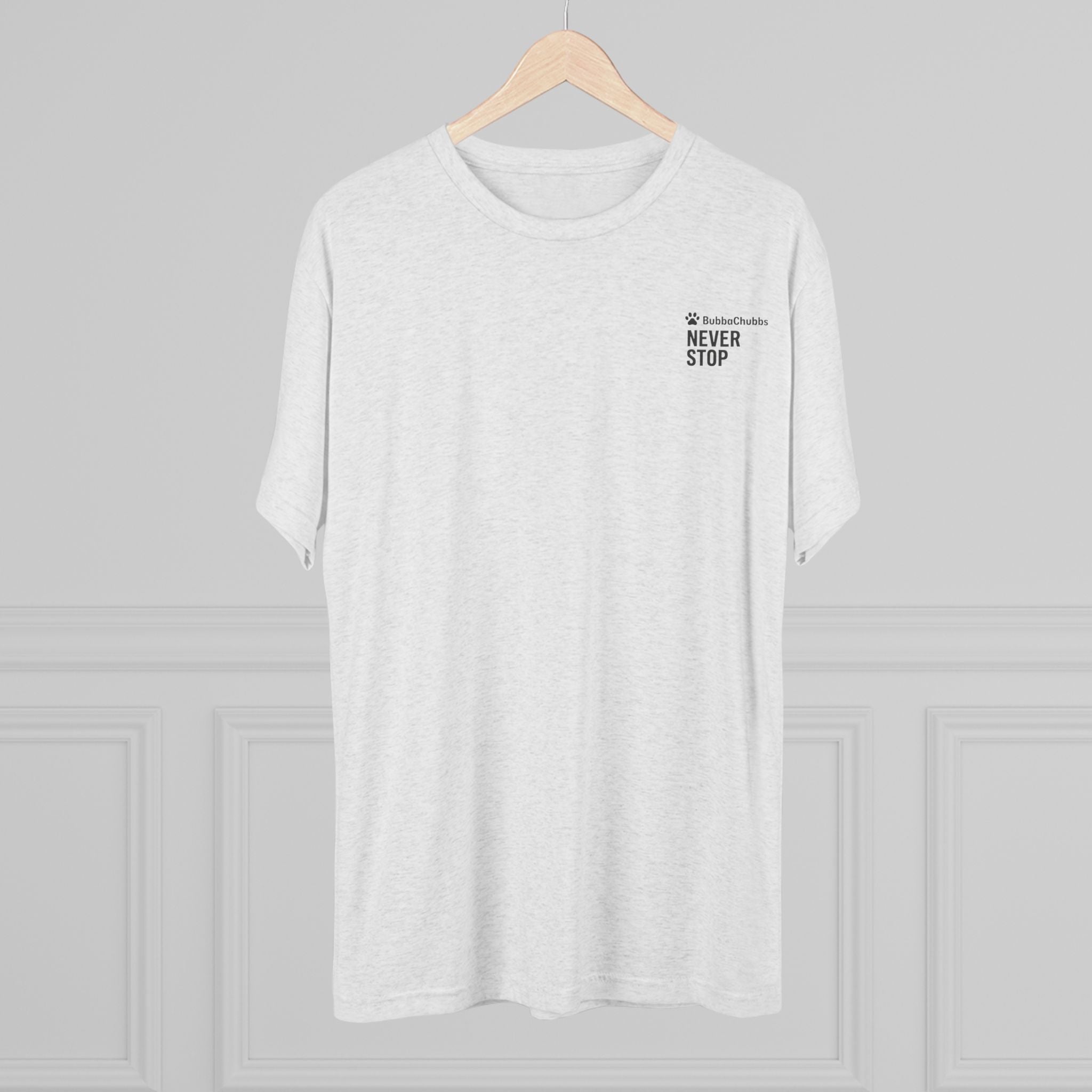 BubbaChubbs Mountains Never Stop — Adventure Outdoor Crew Shirt - BubbaChubbs Brand