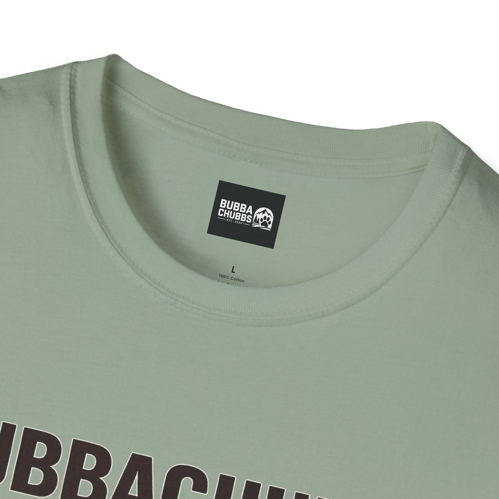 BubbaChubbs Logo front Coordinates Short-Sleeve Tee - BubbaChubbs Brand