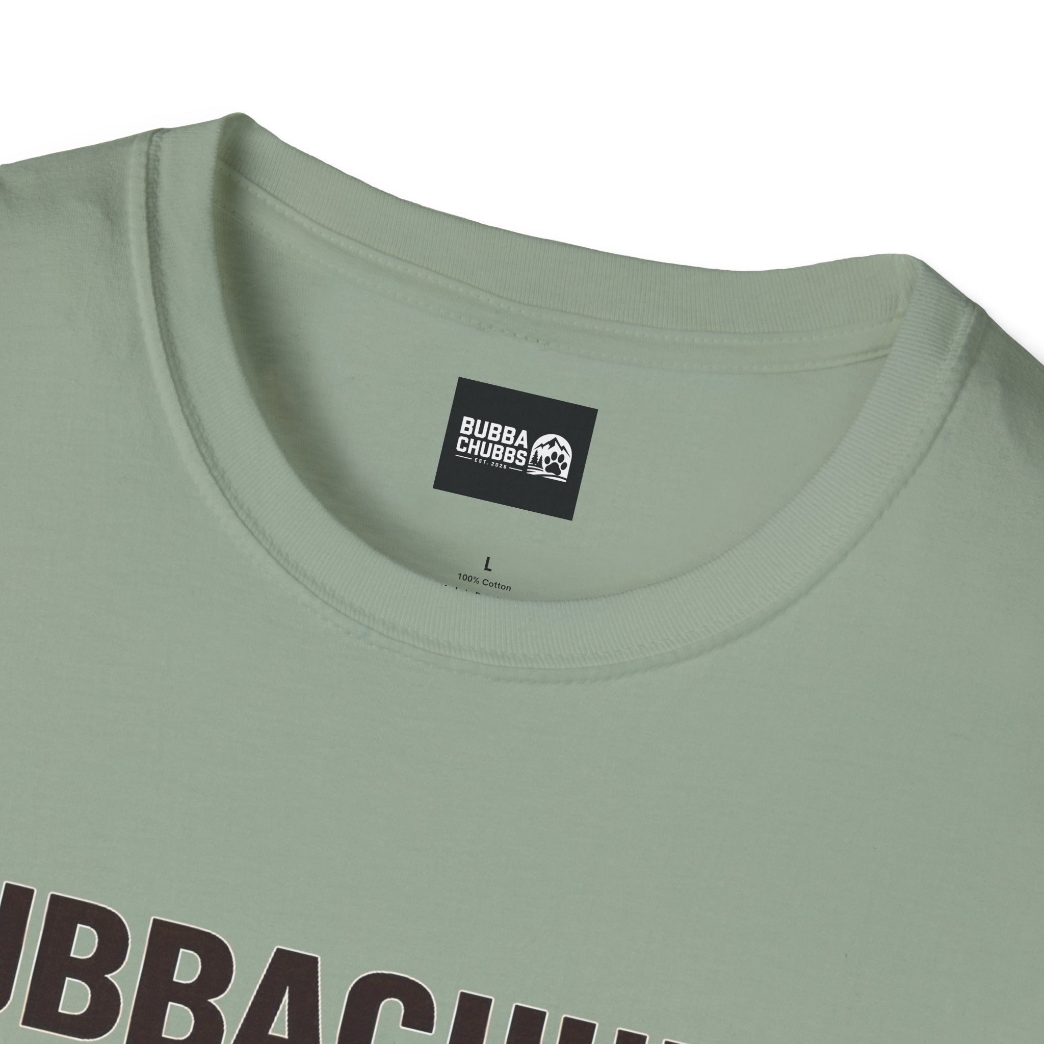 BubbaChubbs Logo front Coordinates Short-Sleeve Tee - BubbaChubbs Brand