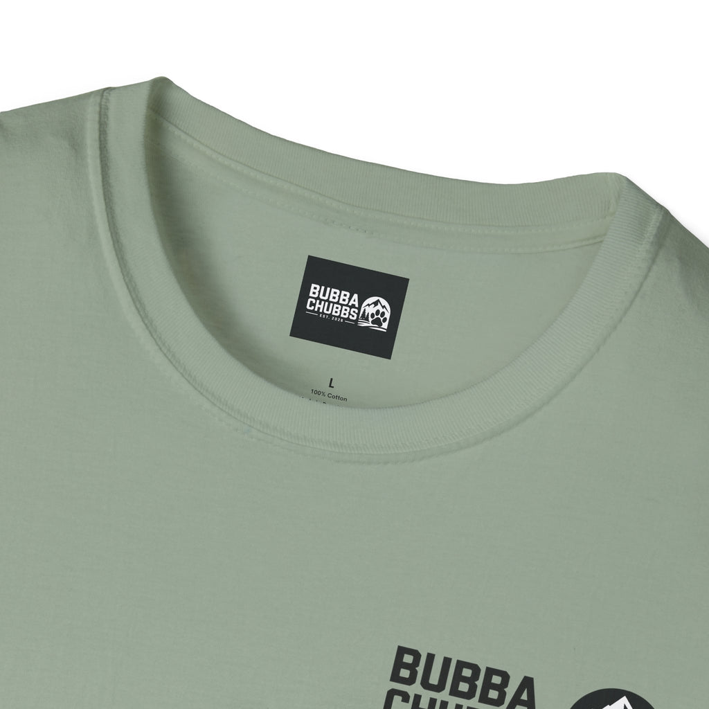 BubbaChubbs Updated Modern Logo Transparent Short-Sleeve Tee - BubbaChubbs Brand
