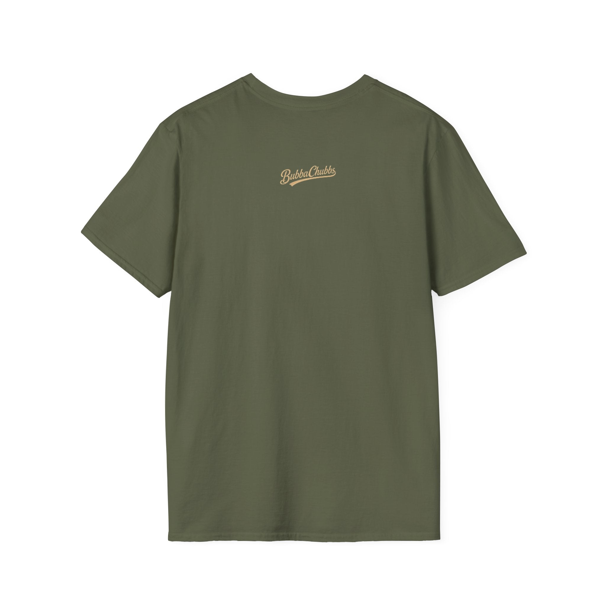 BubbaChubbs Back Grit Front Graphic Tee Printify