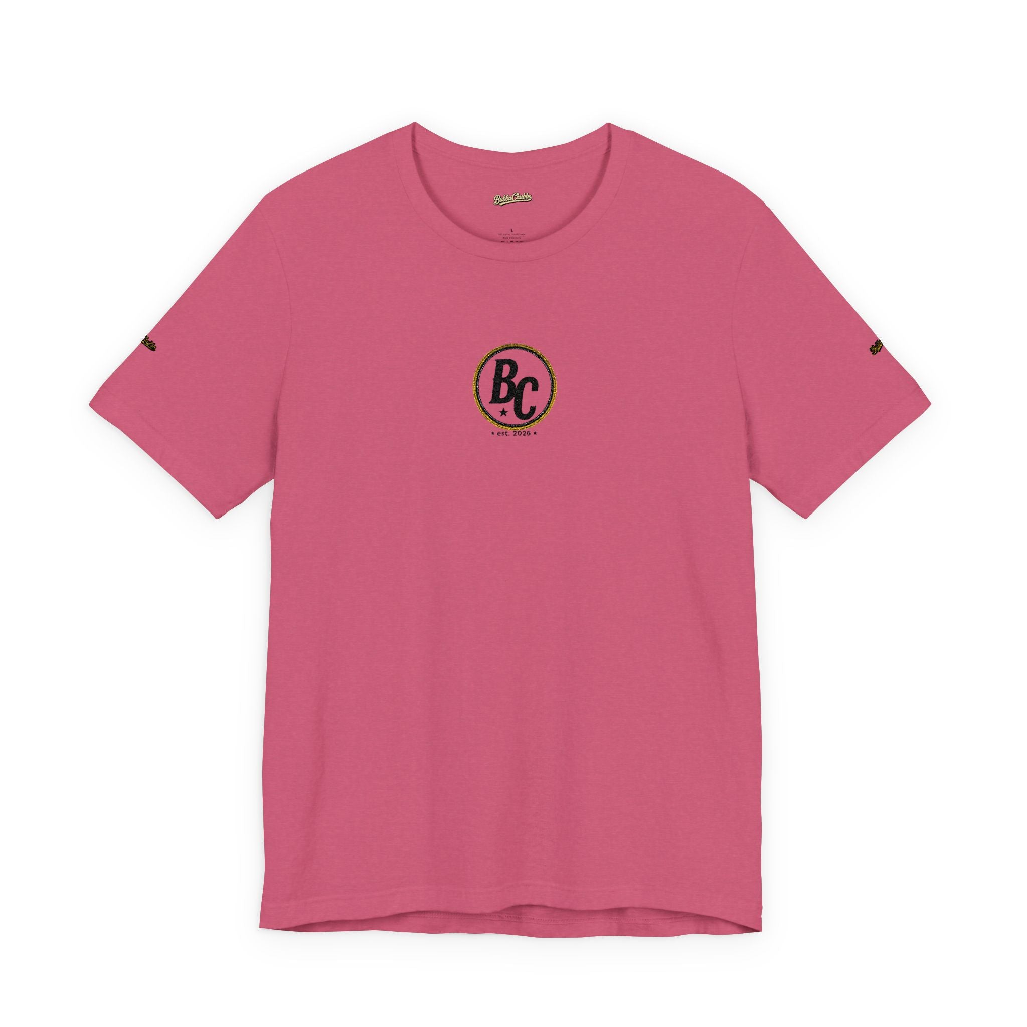 BubbaChubbs - Embroidered Logo - Unisex Jersey Short Sleeve Tee