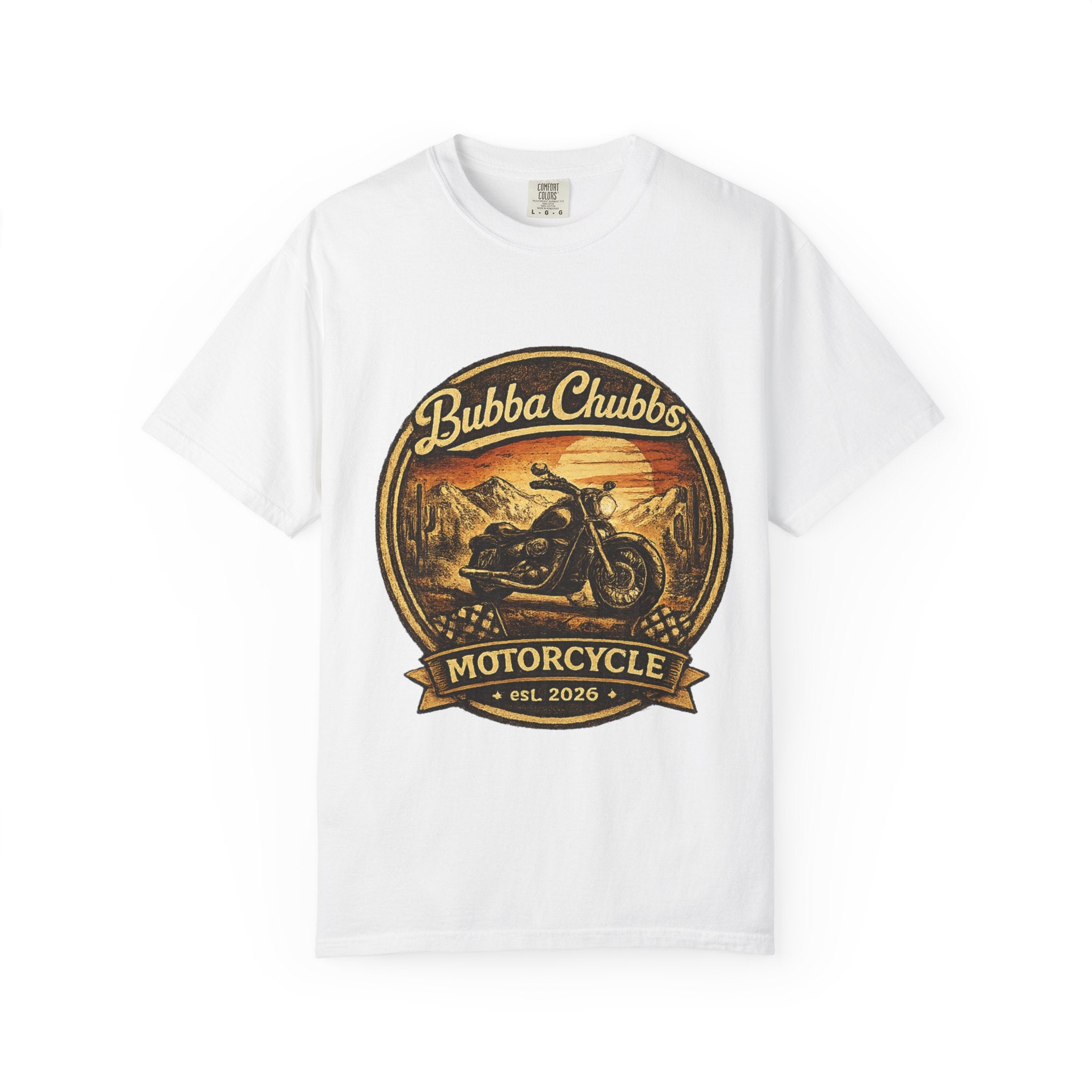 Motorcycle Graphic Tee | BubbaChubbs Biker Get Out Stay Wild T-Shirt