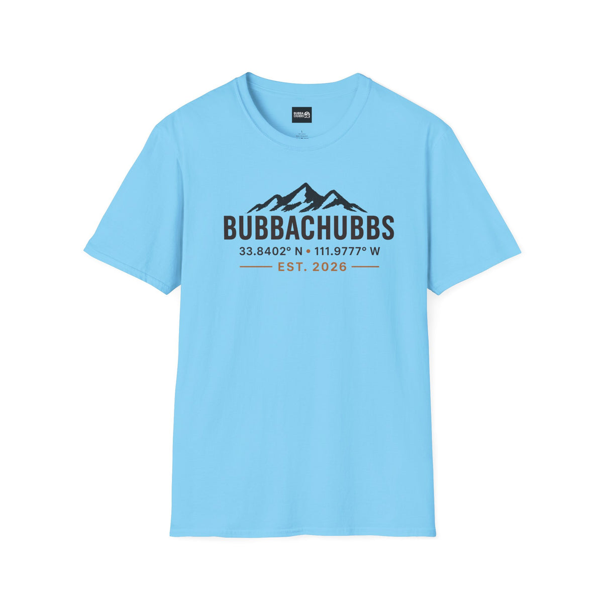 BubbaChubbs Mountain View Latitude Short-Sleeve Tee - BubbaChubbs Brand