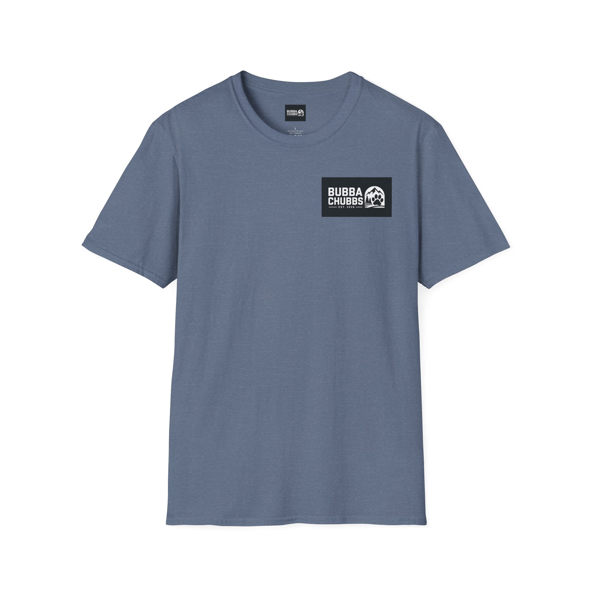 BubbaChubbs Updated Modern Logo Short-Sleeve Tee - BubbaChubbs Brand