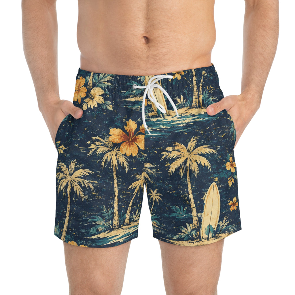 BubbaChubbs- unique Swim Trunks (AOP) Printify