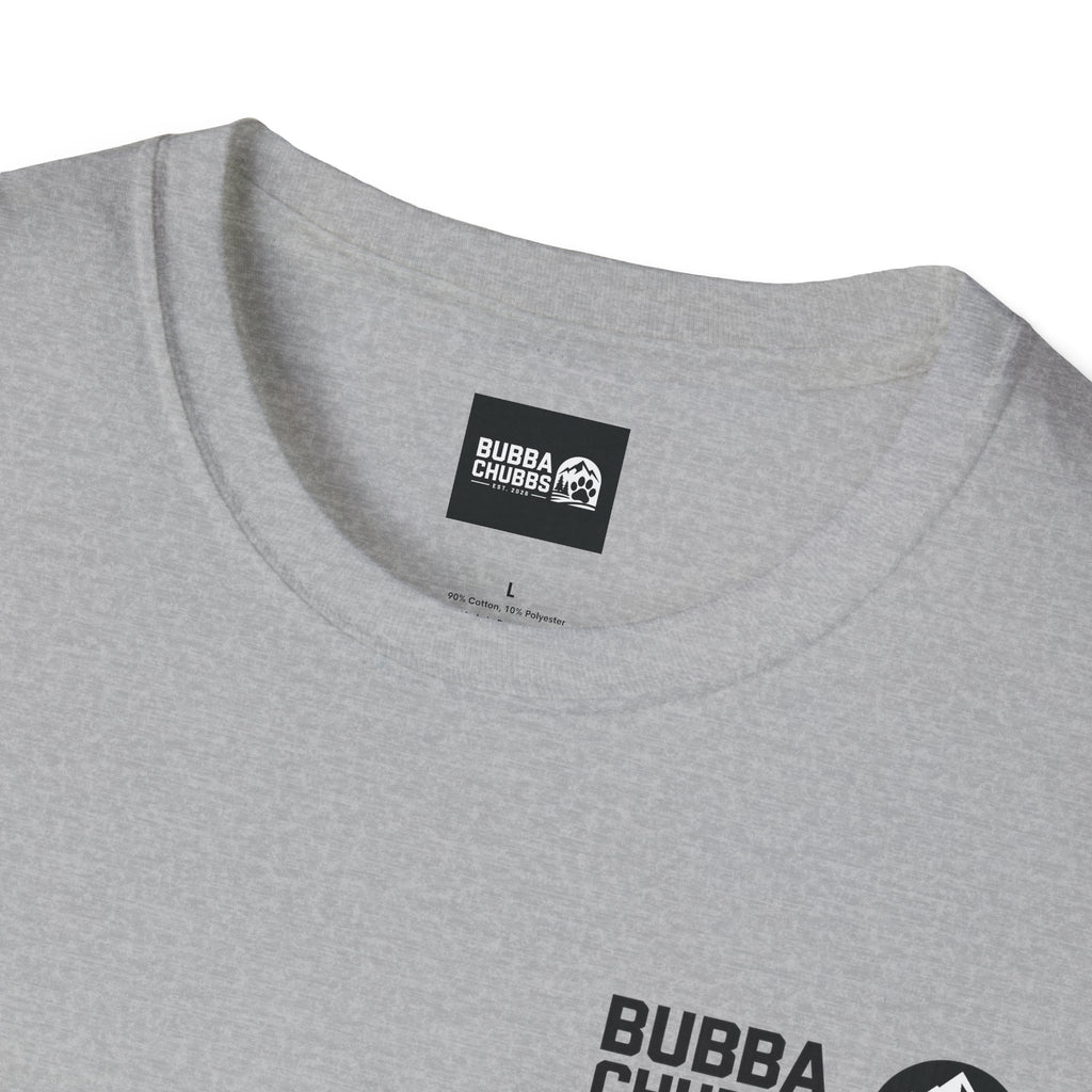 BubbaChubbs Updated Modern Logo Transparent Short-Sleeve Tee - BubbaChubbs Brand