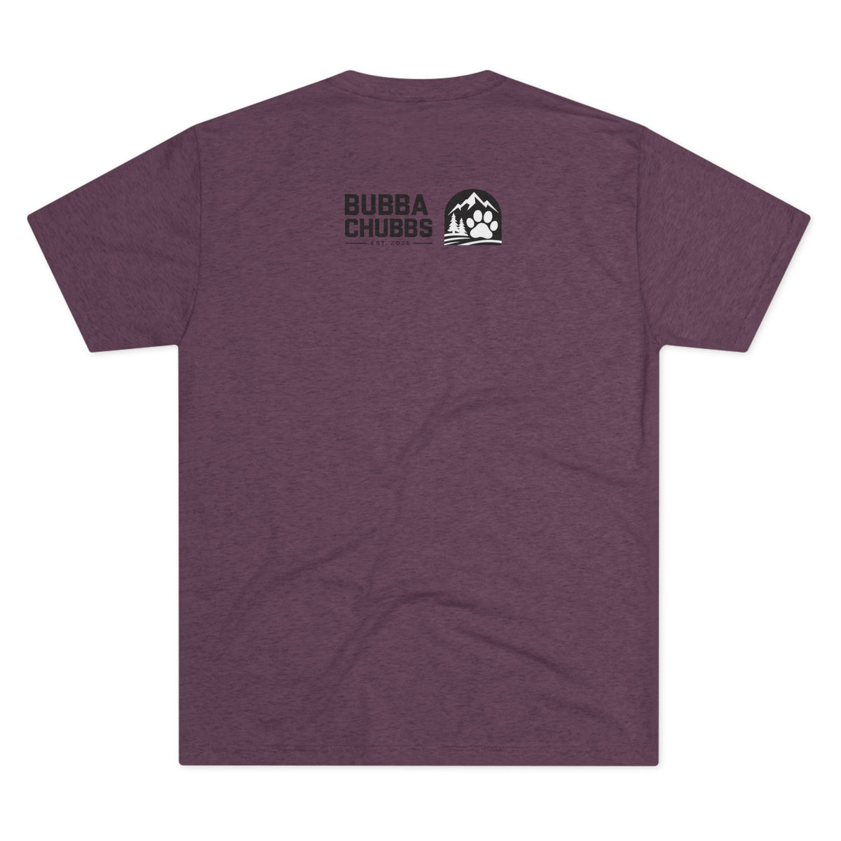 Outdoor Paw Print T‑Shirt — Mountain Sunset Wildlife Graphic - BubbaChubbs Brand