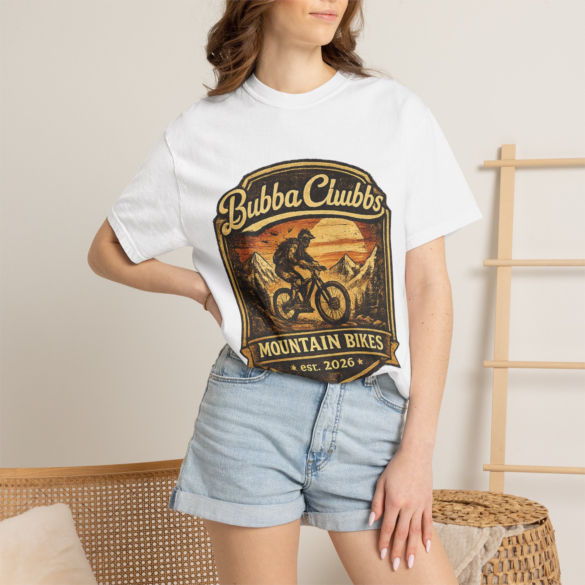 Mountain Bikes Graphic Tee | BubbaChubbs Get Out Stay Wild T-Shirt