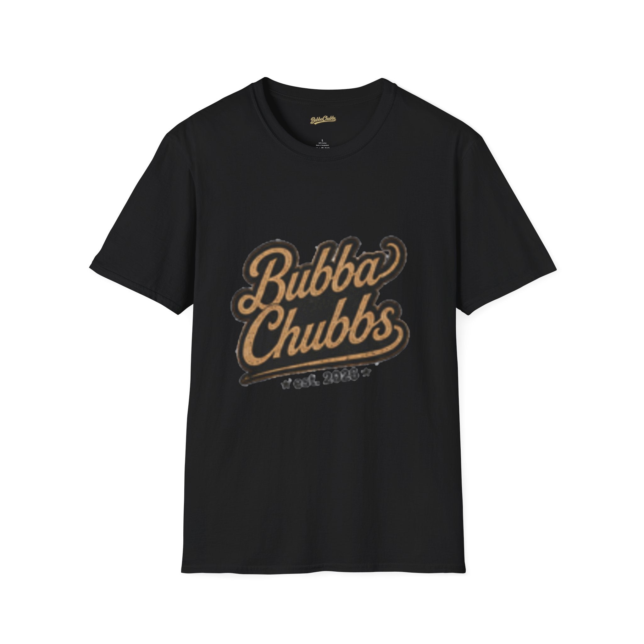 BubbaChubbs Faded Logo Only T-Shirt Printify