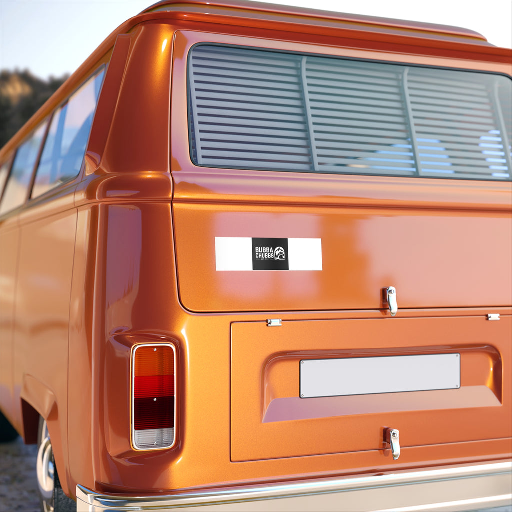 BubbaChubbs Adventure Bumper Sticker — Vintage Script Decal for Cars & Vans - BubbaChubbs Brand