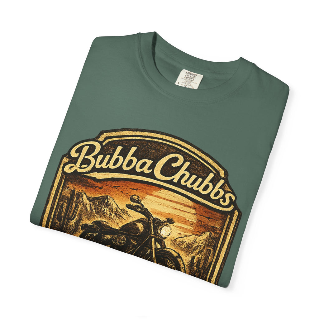 Motorcycle Garage Graphic Tee | BubbaChubbs Biker T-Shirt