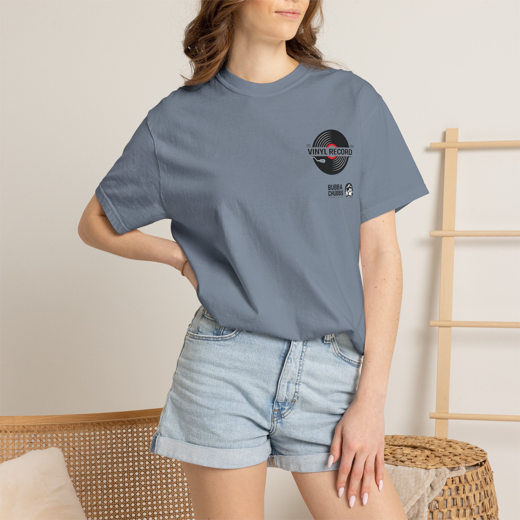 BubbaChubbs Vinyl vintage Tee - BubbaChubbs Brand