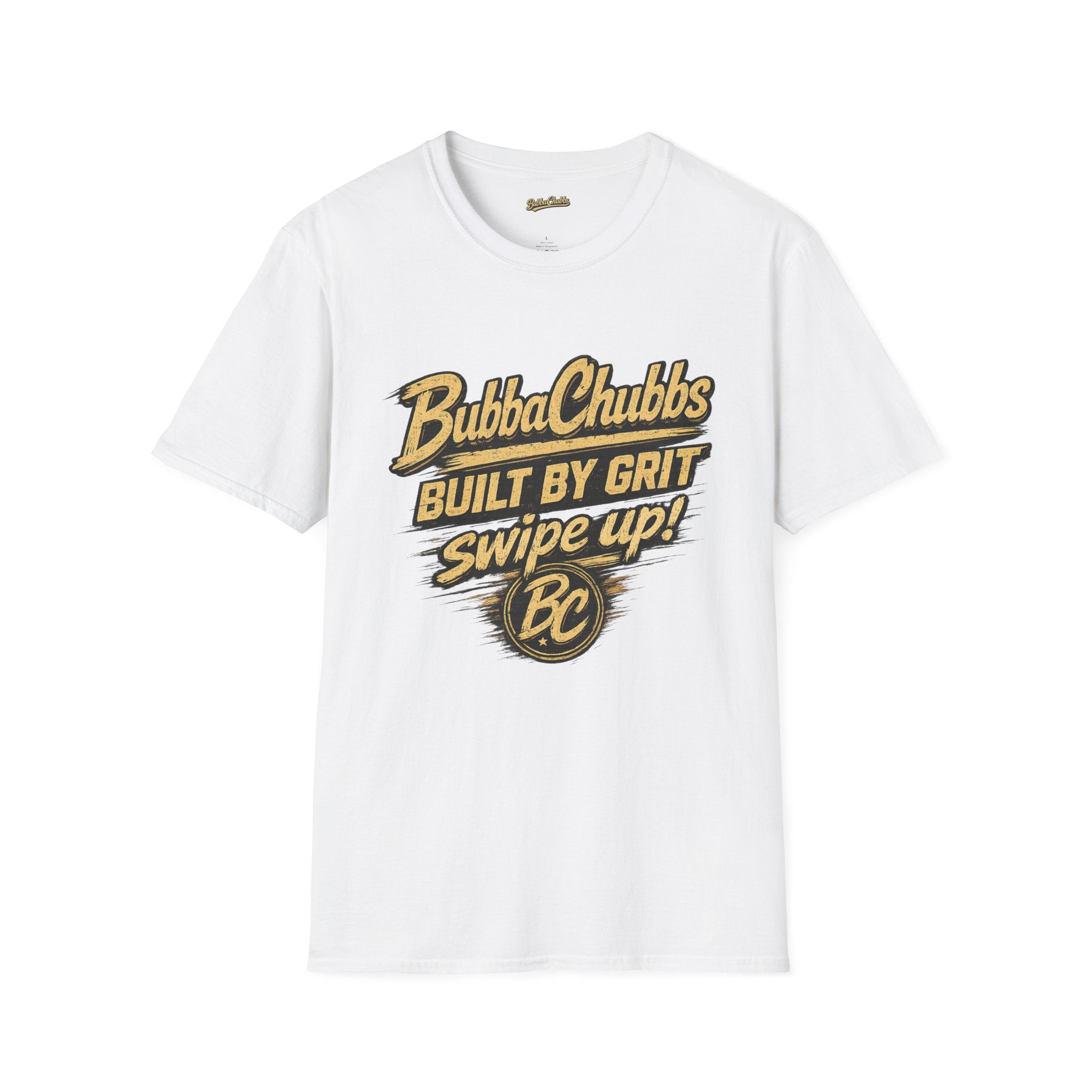 BubbaChubbs Back Grit Front Graphic Tee Printify