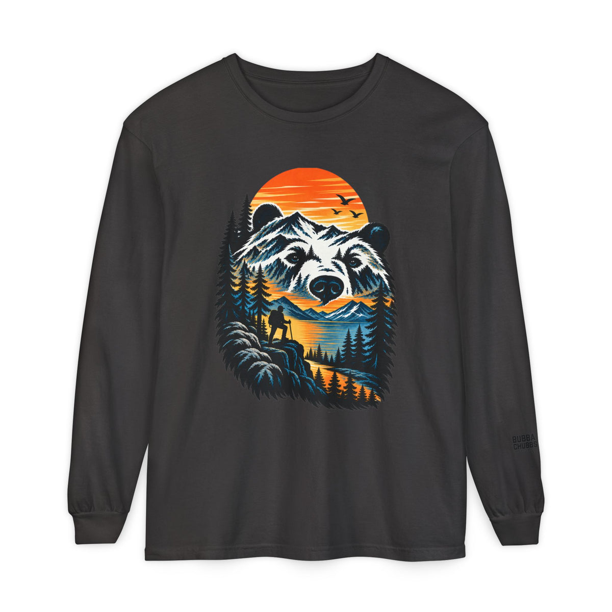 Bear Sunset Long Sleeve Tee