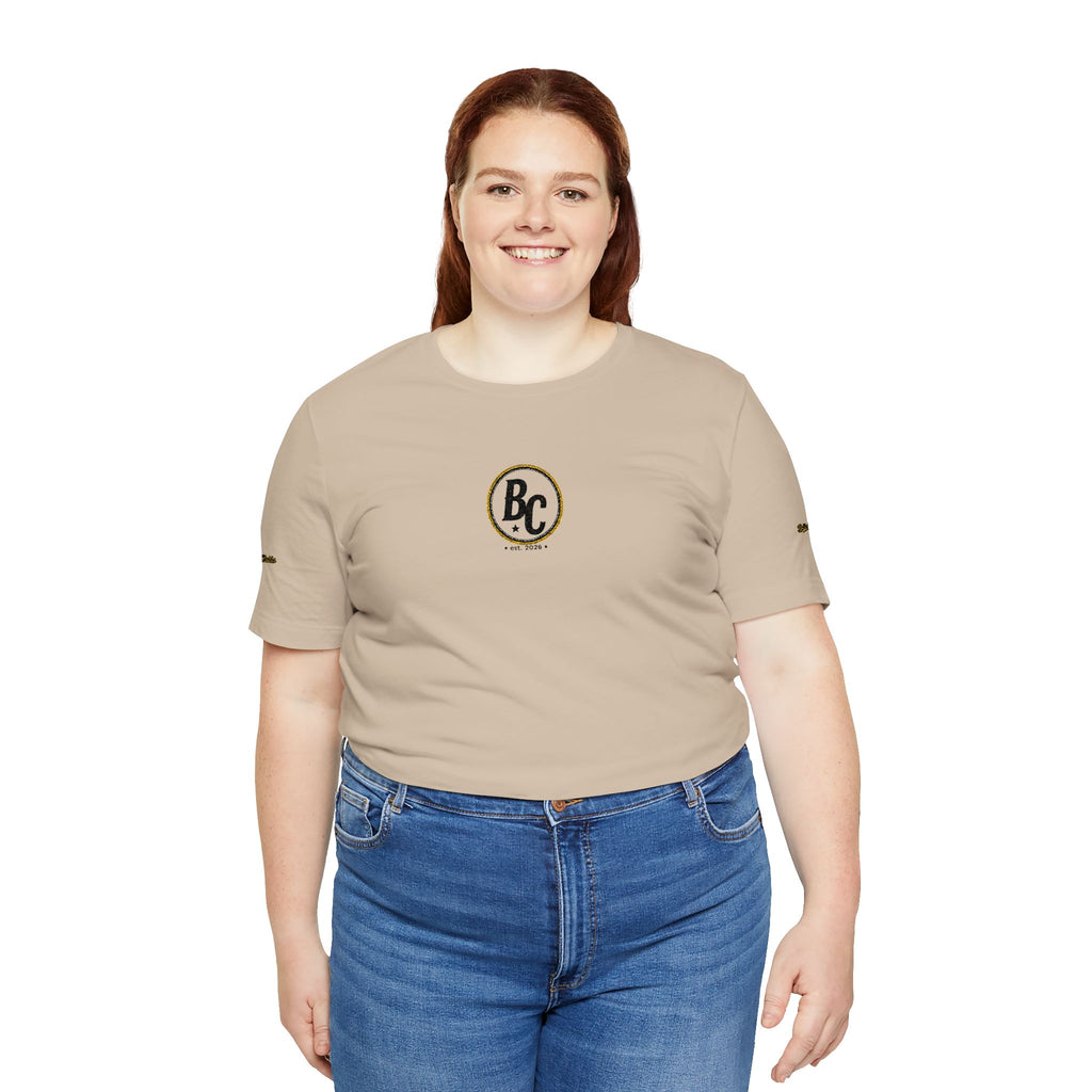 BubbaChubbs - Embroidered Logo - Unisex Jersey Short Sleeve Tee
