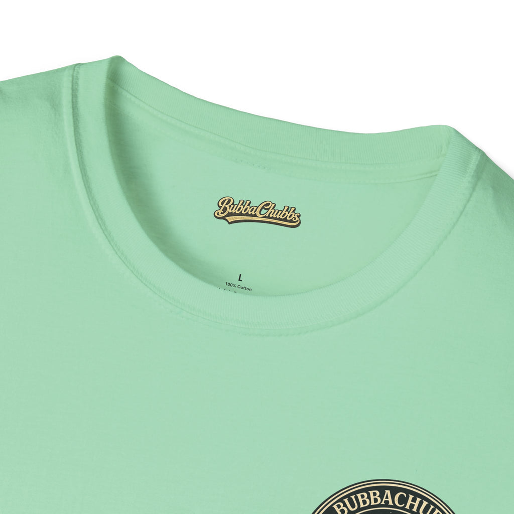 BubbaChubbs Himself Chest Full Small Logo Short-Sleeve Tee - BubbaChubbs Brand