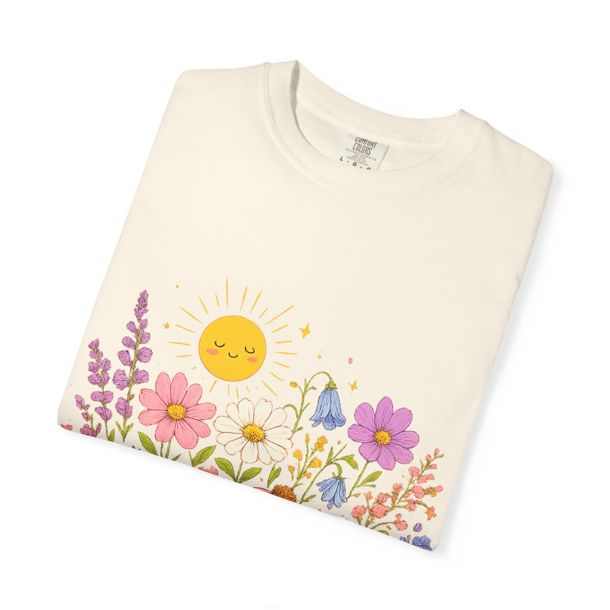 BubbaChubbs Sun Floral Style Tee Printify