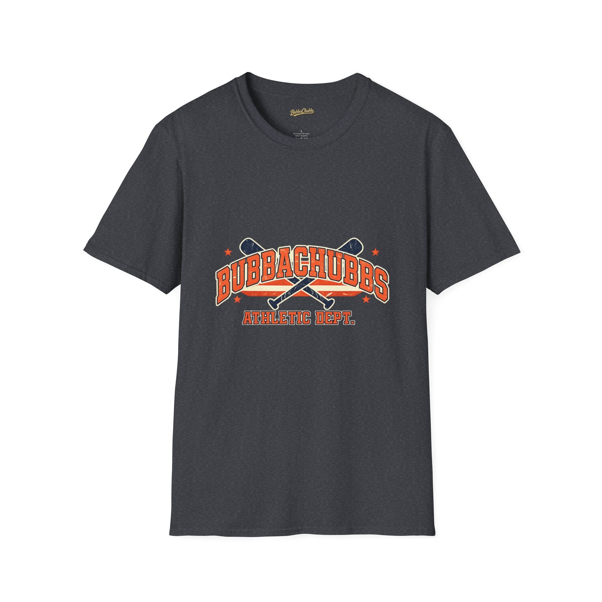 BubbaChubbs Athletic Logo Only T-Shirt Printify