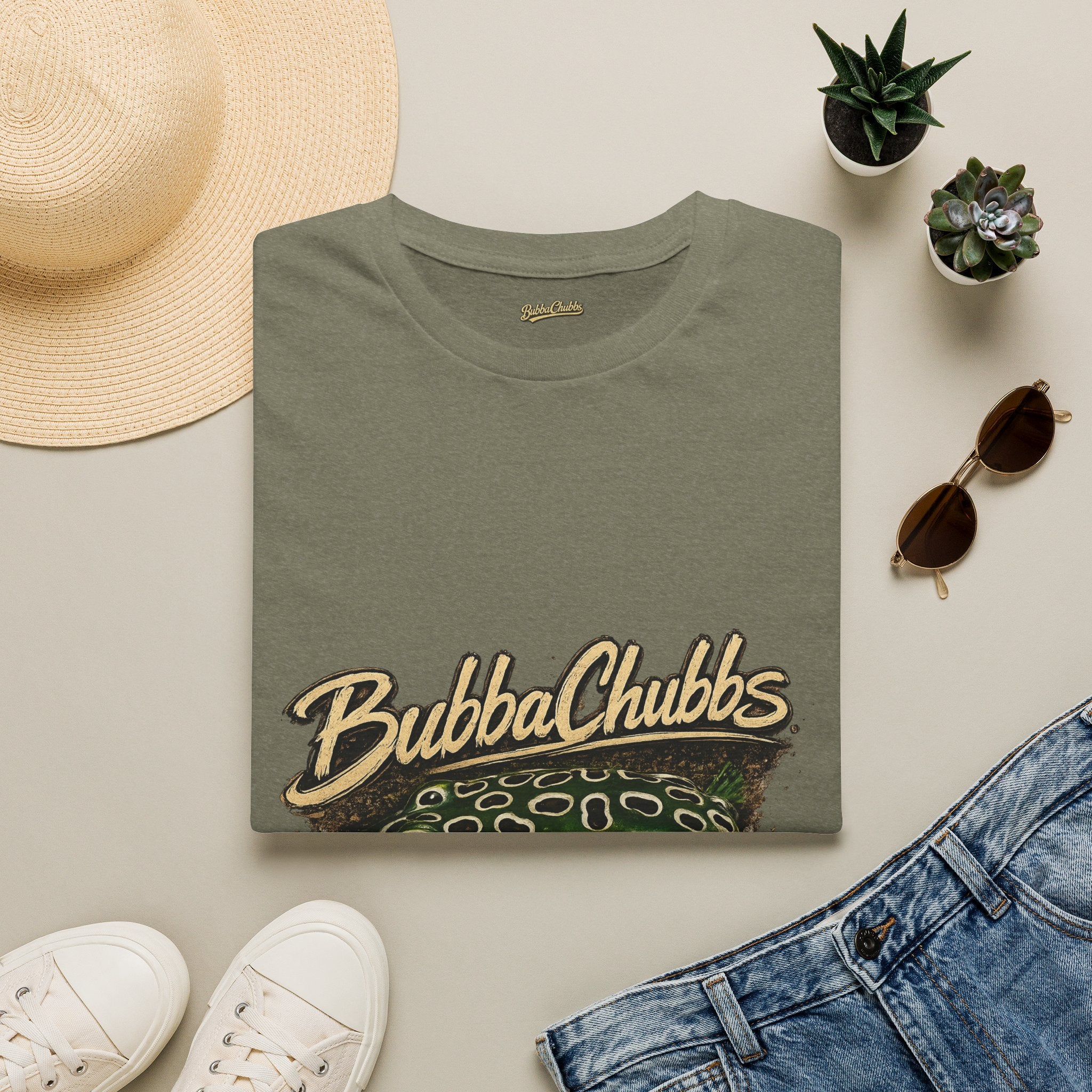 BubbaChubbs Gone Fishing Lure Graphic Tee Printify