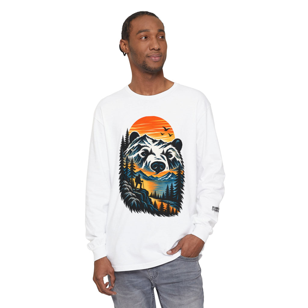 Bear Sunset Long Sleeve Tee