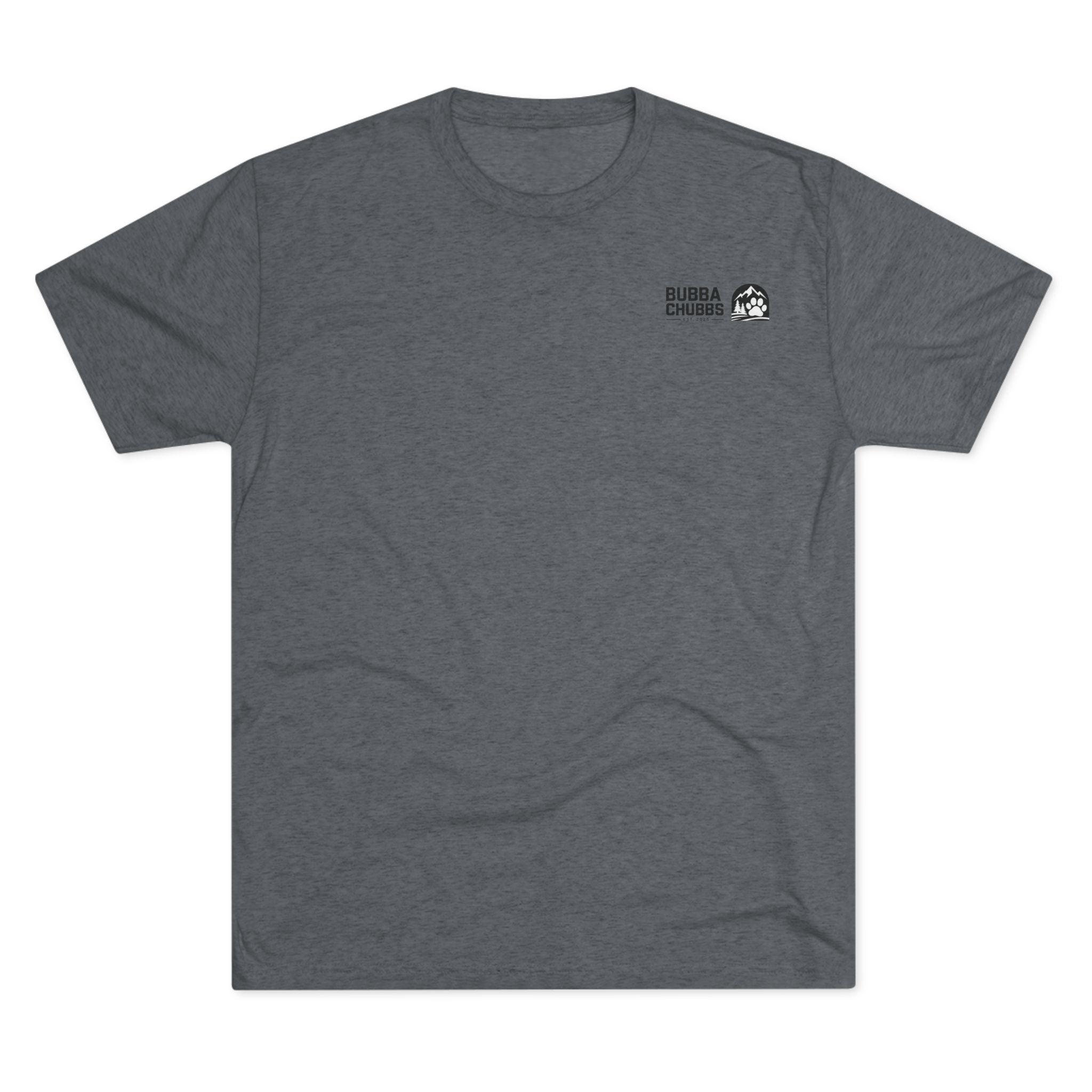 BubbaChubbs Mountains Minimalist Logo Tee — Adventure Outdoor Crew Shirt - BubbaChubbs Brand