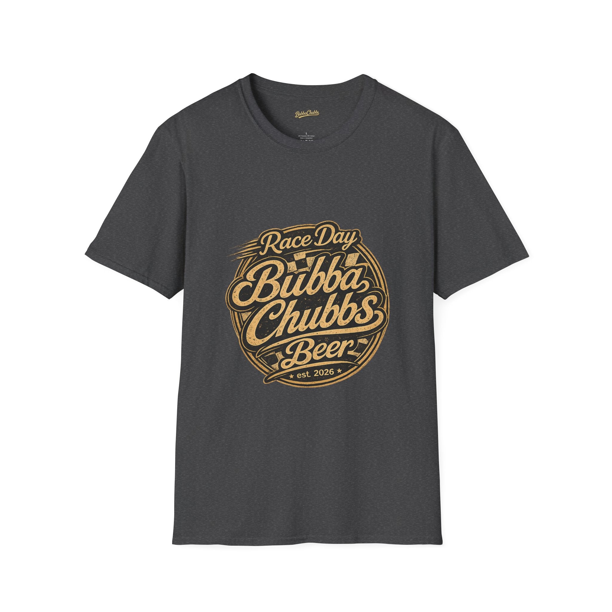 BubbaChubbs Race Day Bubba Beer Logo T-Shirt Printify