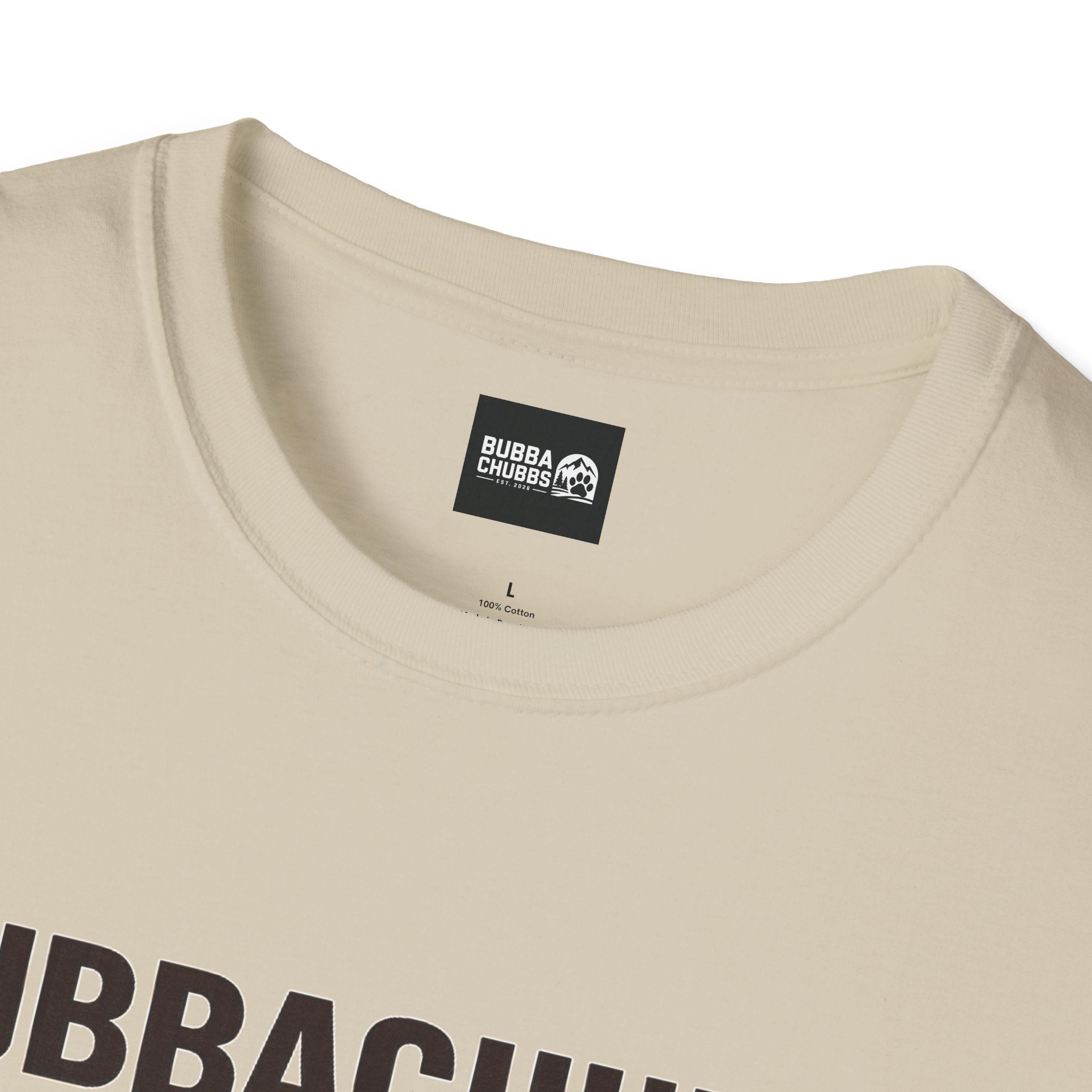 BubbaChubbs Logo front Coordinates Short-Sleeve Tee - BubbaChubbs Brand