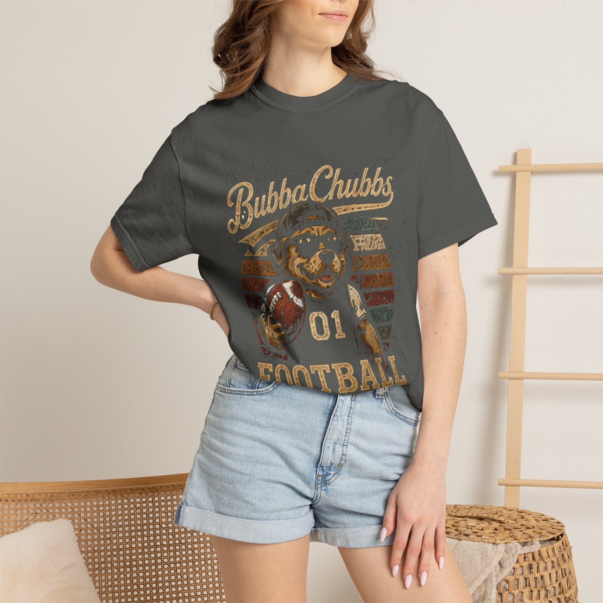 Football Graphic Tee | BubbaChubbs Get Out Stay Wild T-Shirt