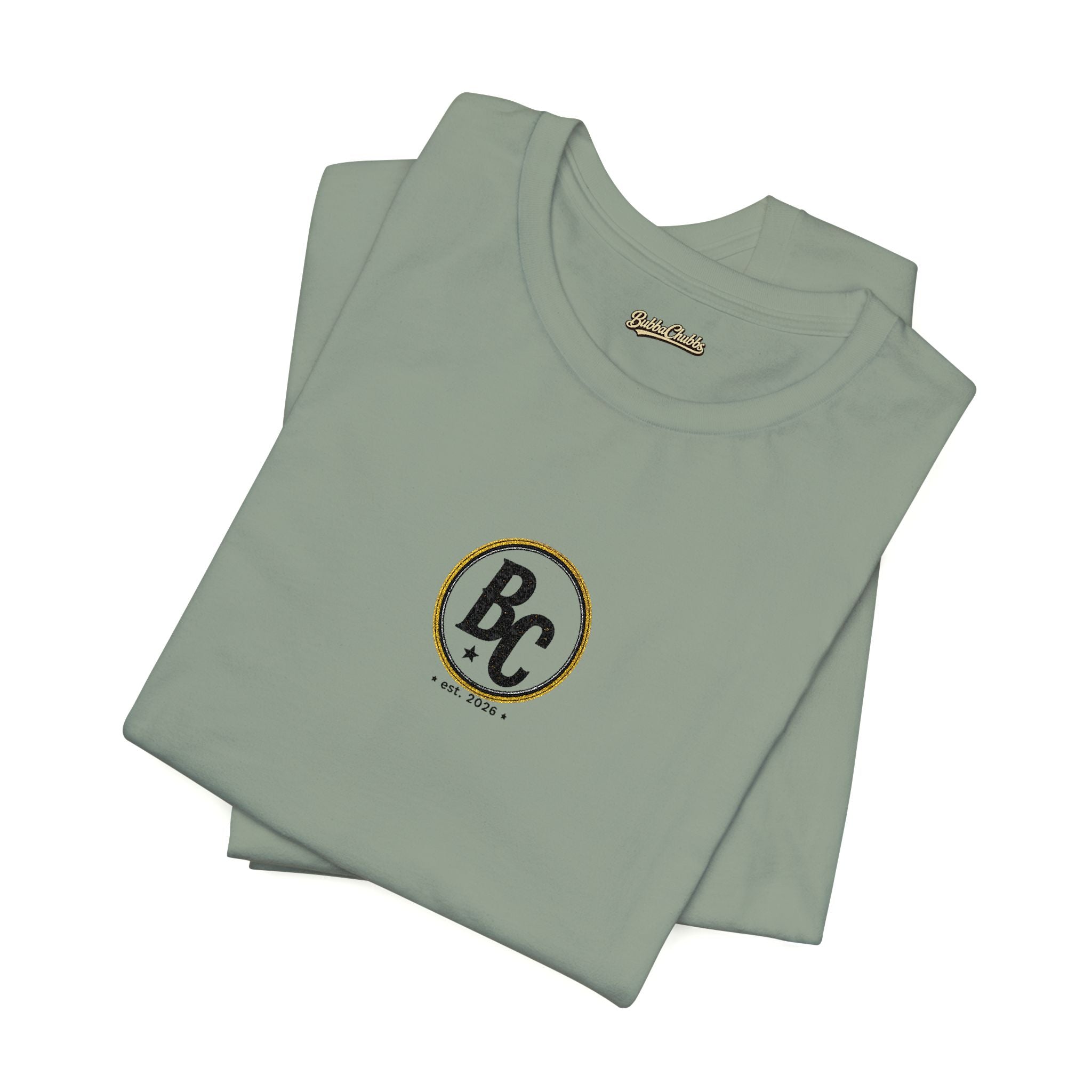 BubbaChubbs - Embroidered Logo - Unisex Jersey Short Sleeve Tee