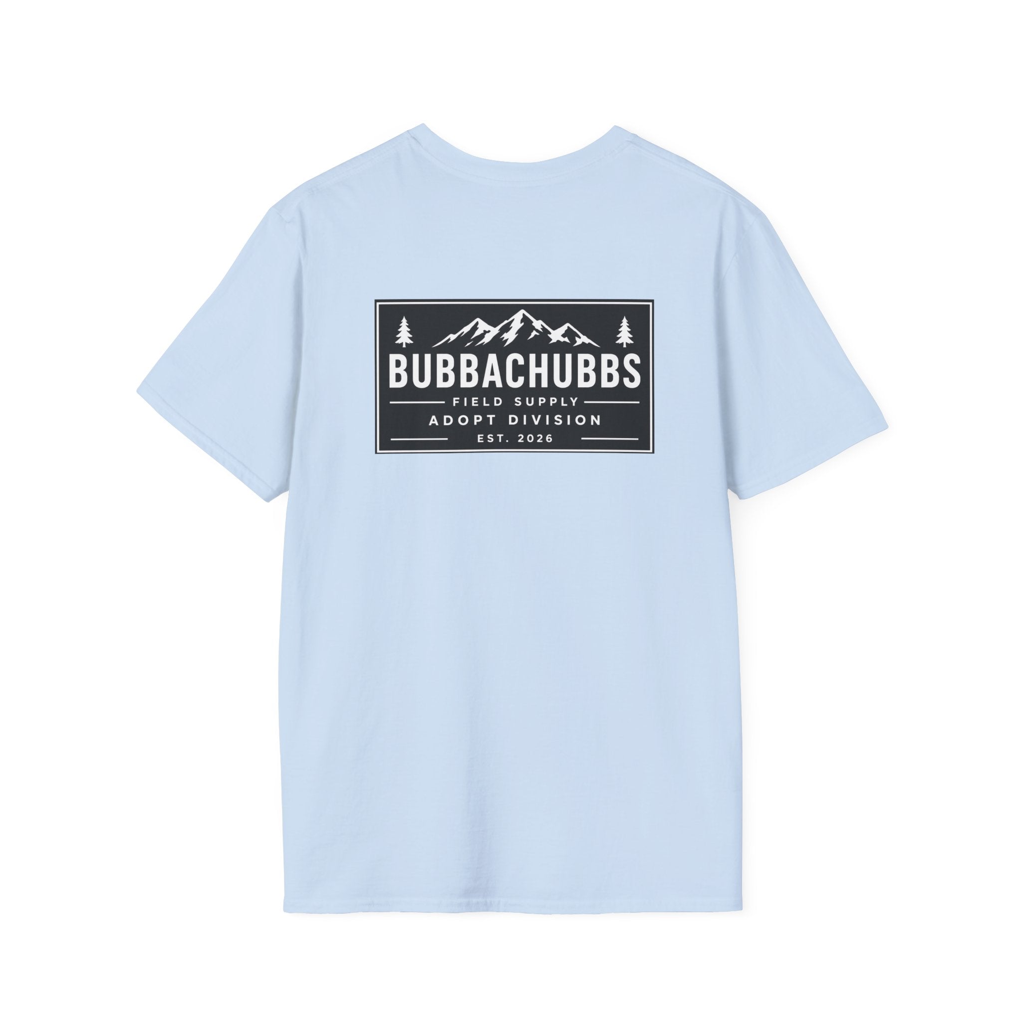 BubbaChubbs Logo front and Back Short-Sleeve Tee - BubbaChubbs Brand