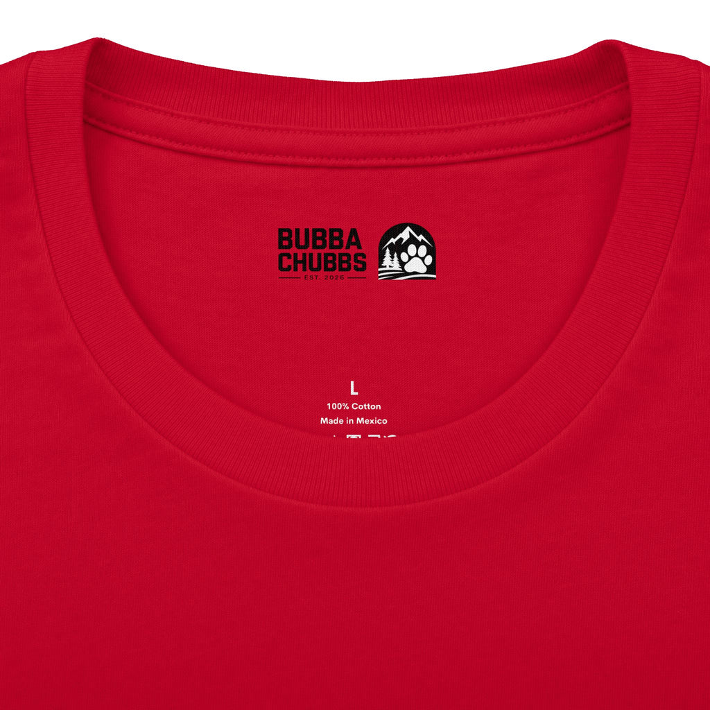 BubbaChubbs Minimal Logo Tee — Classic White Cotton Crew - BubbaChubbs Brand